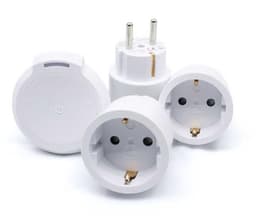 Plug in Mottager Av/På 3-PK Fjernkontroll MYC-2300