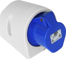 Stikkontakt 32A 2Pol+Jord 230V 6H IP44