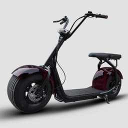 Greatwhite Fatbike Chopper 1000W, 35Km/h - Svart