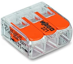 Wago 221-413 3-Leder Transparent 5stk