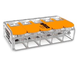 Wago koblingsklemme 221-615 5-leder Transparent