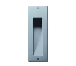 Unilamp LED I-Brick V-Ramp 6063 Vegg 1.4W WW Sølv