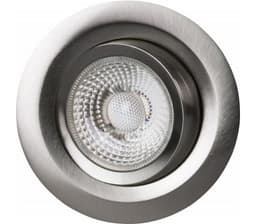 Gyro 8W 2700K Børstet Stål