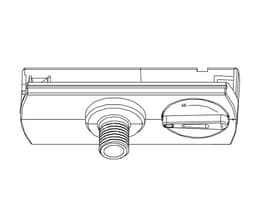 Titan Pendeladapter Sølv