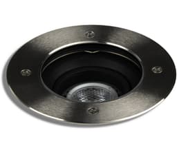 Unilamp ZET1 9011 Round Tilt GU10 50W IP67 Stål