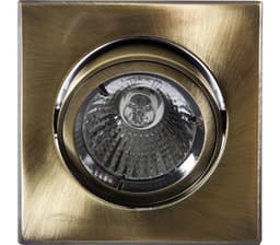 Tilo Downlight 240V/50W GU10 Antikk Messing IP23