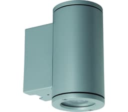 Tube Opp + Ned 2x6W GU10 Sølv