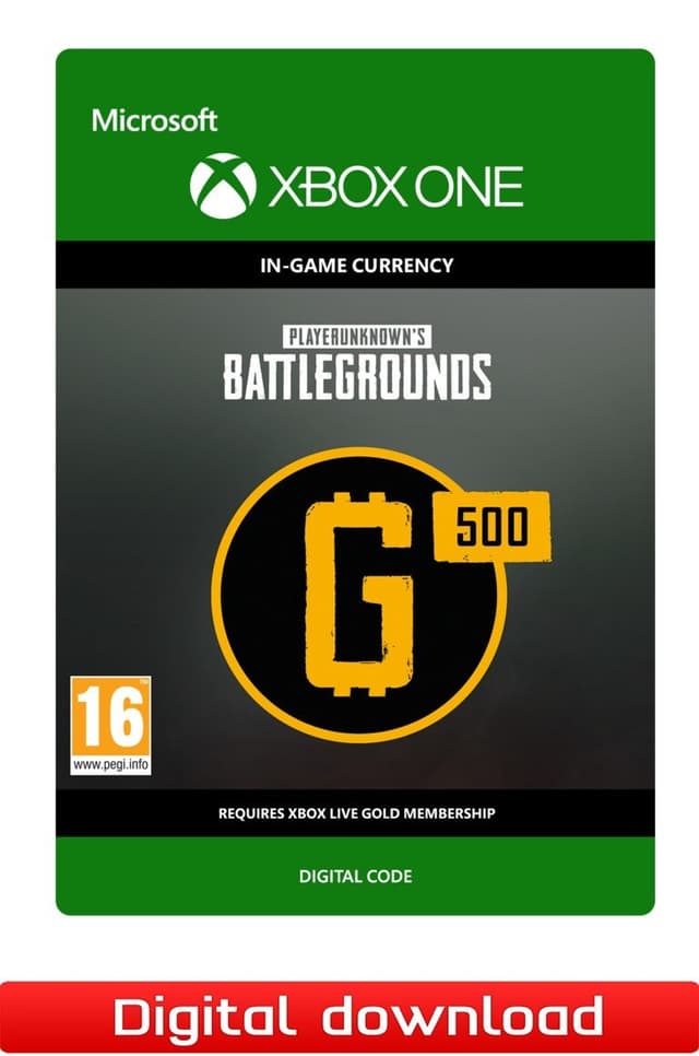PLAYERUNKNOWN'S BATTLEGROUNDS 500 G-Coin - XOne