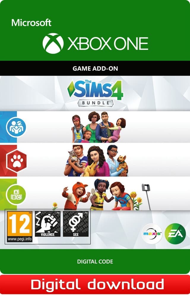 The Sims 4 Bundle - Cats & Dogs Parenthood Toddler Stuff - XOne