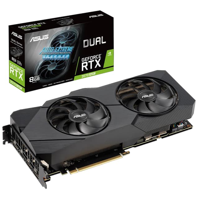 Asus GeForce RTX 2070 Super Dual Evo OC grafikkort 8G | Elgiganten