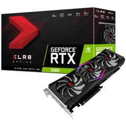 PNY GeForce RTX 2080 XLR8 OC Triple Fan näytönohjain 8G