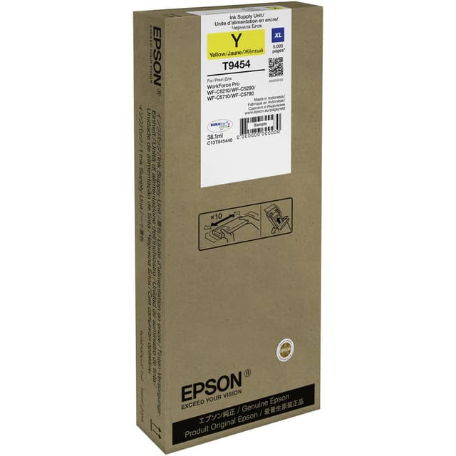 Epson WF-C5xxx XL blekkpatron, gul farge