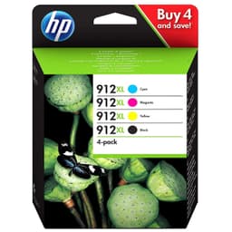 HP 912 XL højt ydende blækpatron (combo-pakke)