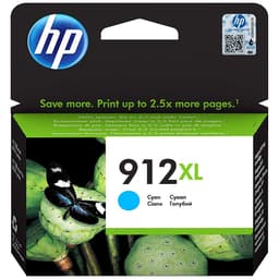 HP 912 XL högkapacitets bläckpatron (cyan)
