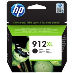 HP 912 XL Sort høyytelses blekkpatron