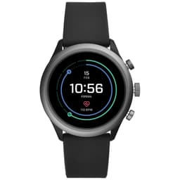 Fossil Sport smartklokke (sort silikon)