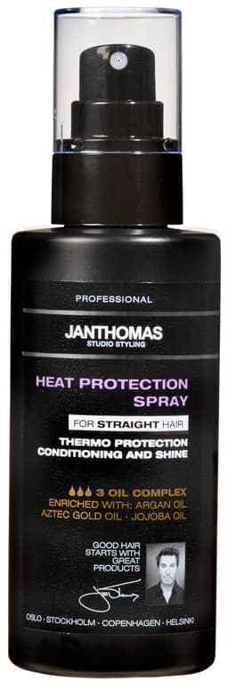 Jan Thomas Studio Värmeskyddande spray för rakt hår