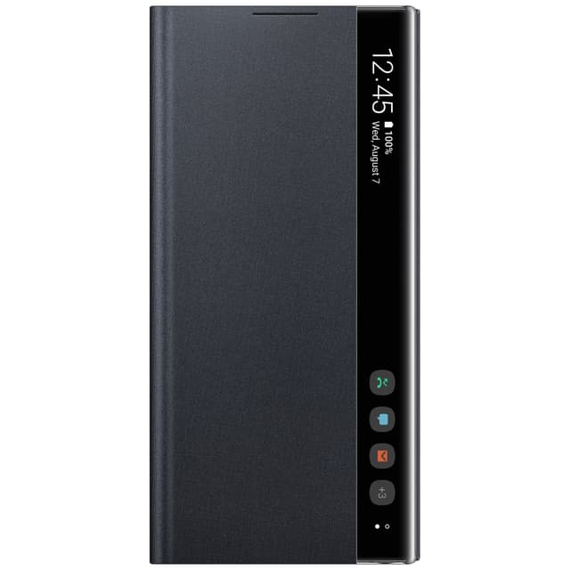 Samsung Galaxy Note 10 Clear View fodral (svart)
