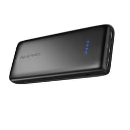 RAVPower Ace 22000 mAh powerbank, 3 x USB-A outputs, Svart