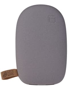 GreyLime Power Stone, 10400 mAh powerbank, 2 USB udgange, Grå