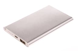 GreyLime Power Slim, 4000 mAh powerbank, Sølv