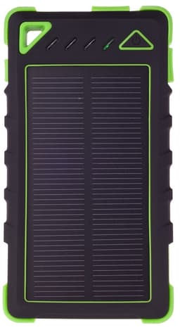 GreyLime Power Solar, 8000 mAh powerbank, 1,2W solcelle oplader, Grøn