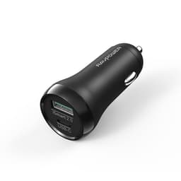 RAVPower 2-port car charger 36W USB-C og USB-A quick charge output