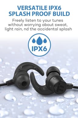TaoTronics Bluetooth Headphones Wireless 5.0 in Ear Earbuds Sports Magnetic Earphones