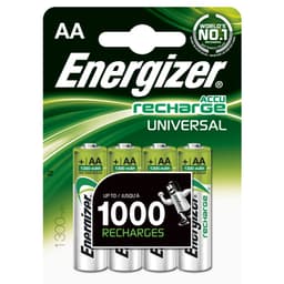 Ladattavat Energizer AA/LR6 Ni-Mh 1300mAh paristot