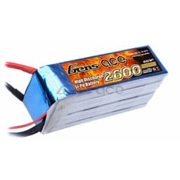 6s  2600mAh - 45C - Gens Ace EC5