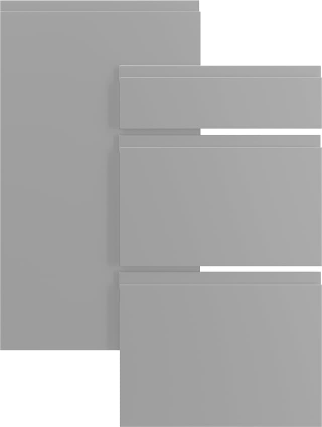 Epoq Integra dør til oppvaskmaskin til kjøkken 60x70 (stålgrå)