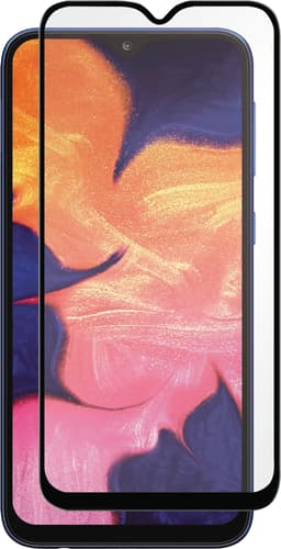 Panzer Full-Fit Samsung Galaxy A10 skärmskydd (svart)
