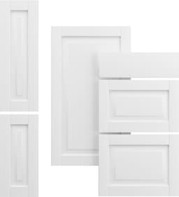 Epoq Heritage vitrinelåge 30x92 til køkken (Classic White)
