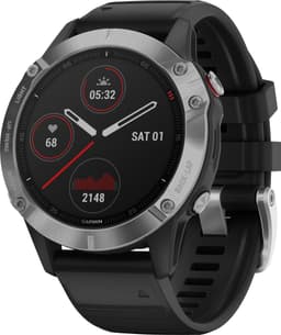Garmin Fenix 6 urheilukello 47 mm (hopea/musta)