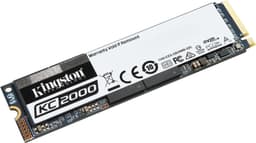 Kingston KC2000 intern M.2 PCIe NVMe SSD 500 GB