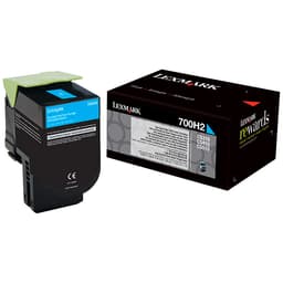 Lexmark tonerkassett 700H2 XL Cyan