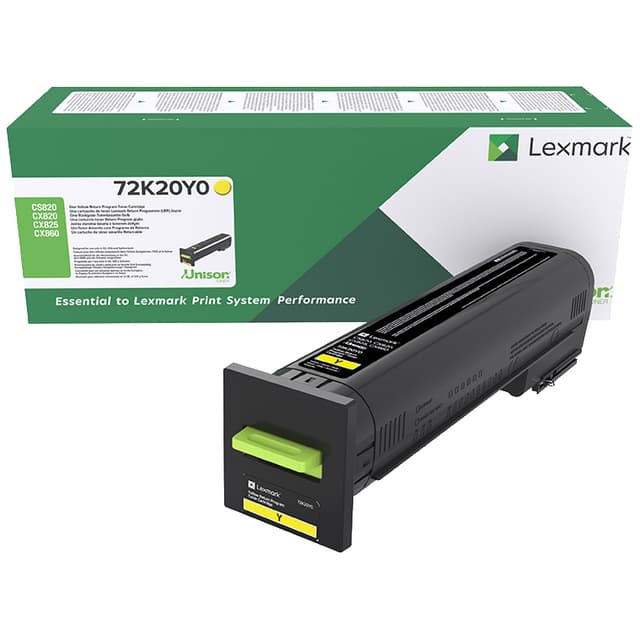 Lexmark - gul - original - tonerpatron - LCCP, LRP