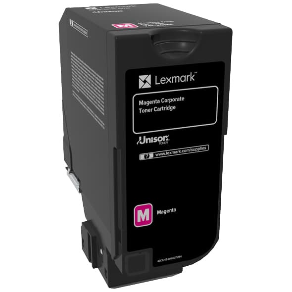 Lexmark 74C20M0 magenta tonerkassett (return prog)