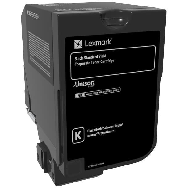 Lexmark 74C2SK0 svart tonerkassett (return prog)