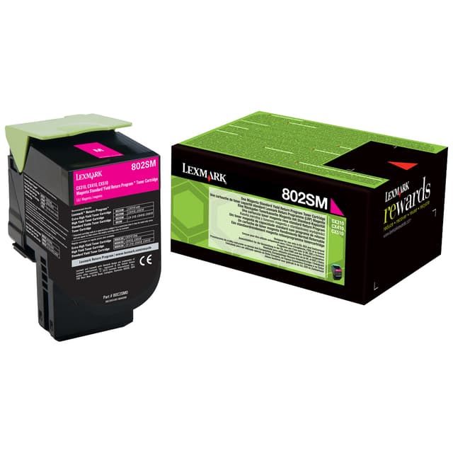 Lexmark tonerpatron 802SM Magenta