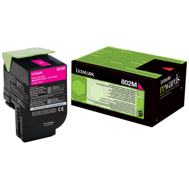 Lexmark tonerkassett 802M Magenta (return program)