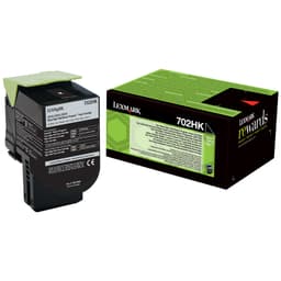 Lexmark tonerkassett 702HK XL Svart (return prog)