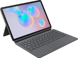 Samsung Galaxy Tab S6 Book Cover suojakuori näppäimistöllä (harmaa)