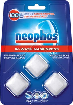 Neophos oppvaskmaskinrens (3 stk.) 3075544