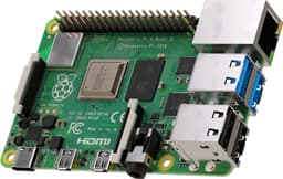 Raspberry Pi 4 Model B yhden piirilevyn tietokone (2 GB)