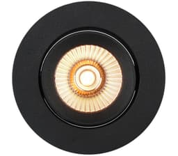 Alfa reflektor 360-tilt Downlight Warmdim 8W matt sort