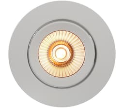 Alfa reflektor 360-tilt Downlight Warmdim 8W matt hvit