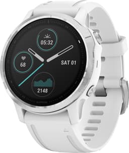 Garmin Fenix 6s urheilukello 42 mm (hopea/valkoinen)