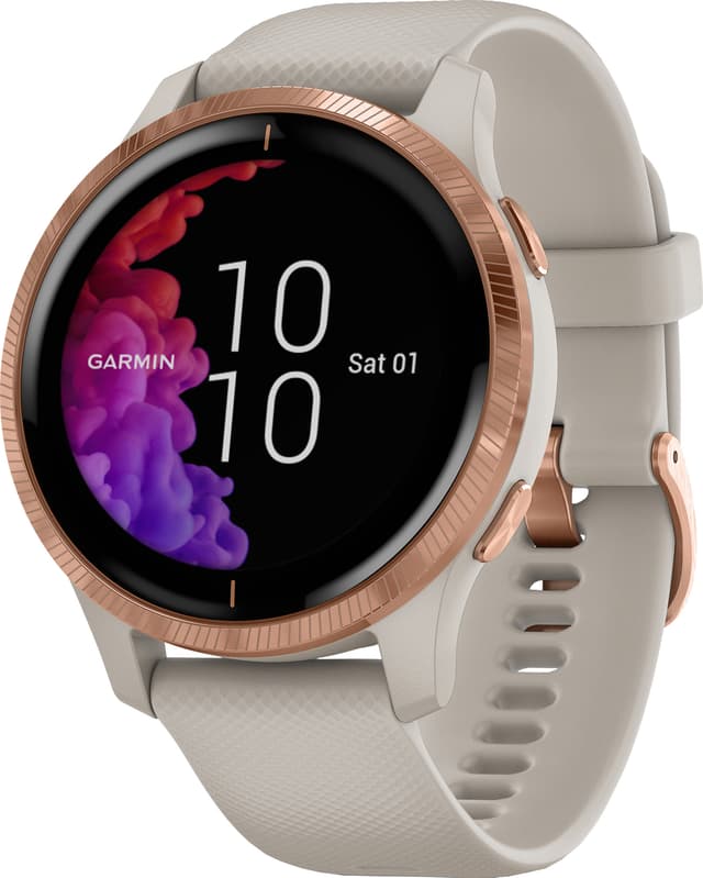 Garmin Venu GPS smartklokke (sand/rose)