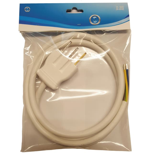 E:ZO komfyrstøpsel m/1,2 m installasjonskabel A222012